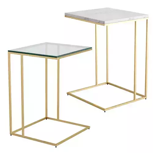 streamline-c-side-table gold and marble side tables -
