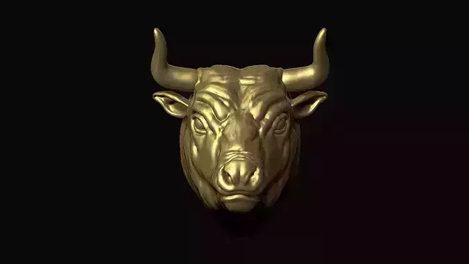 Bull Head 3D Print