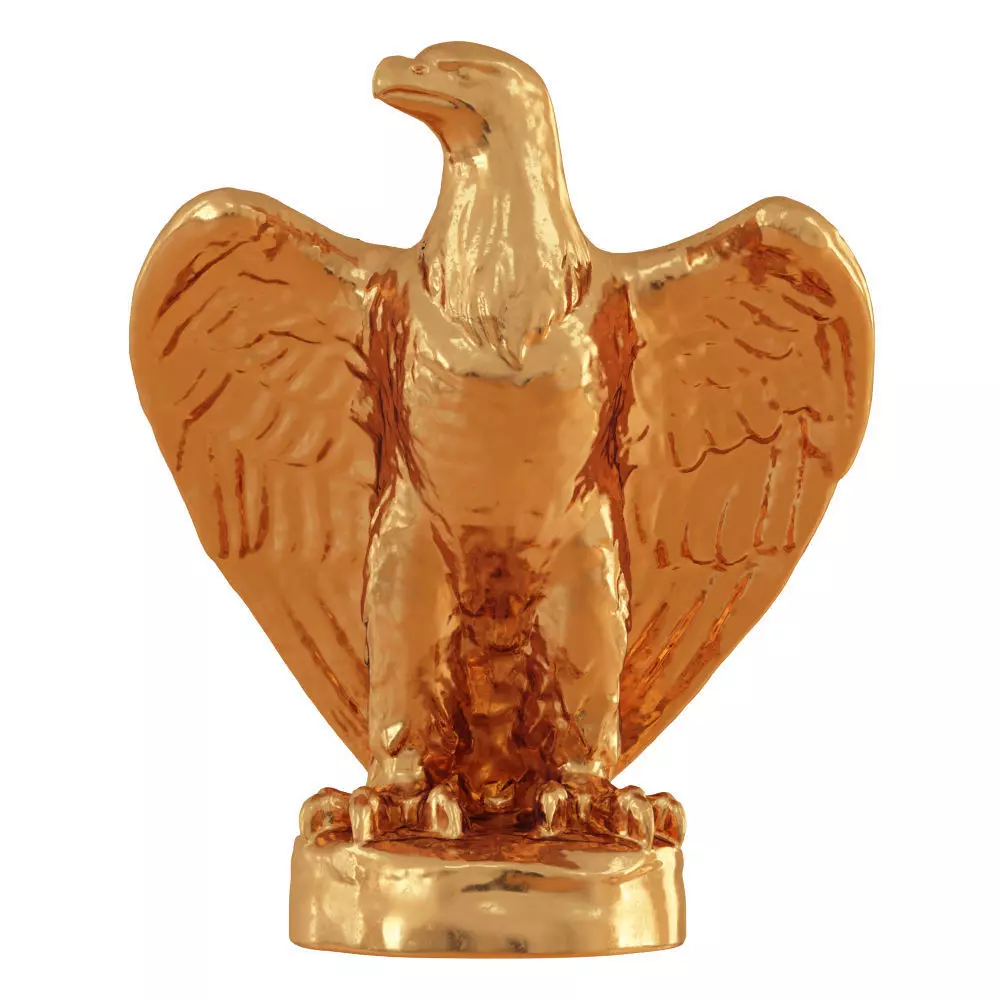Eagle Gold Figurine 3D model