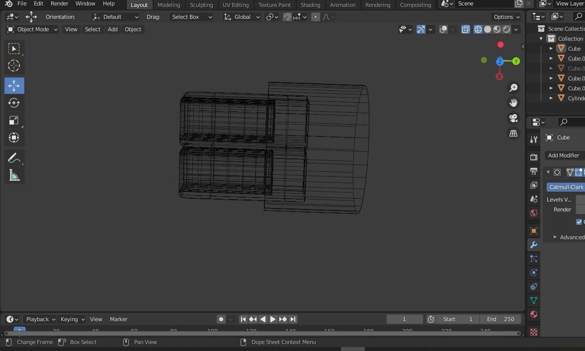 Square Exhausts for Sports or Luxury Cars Low-poly 3D model_5