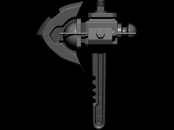 Axe 3d print model hammer 3D print model