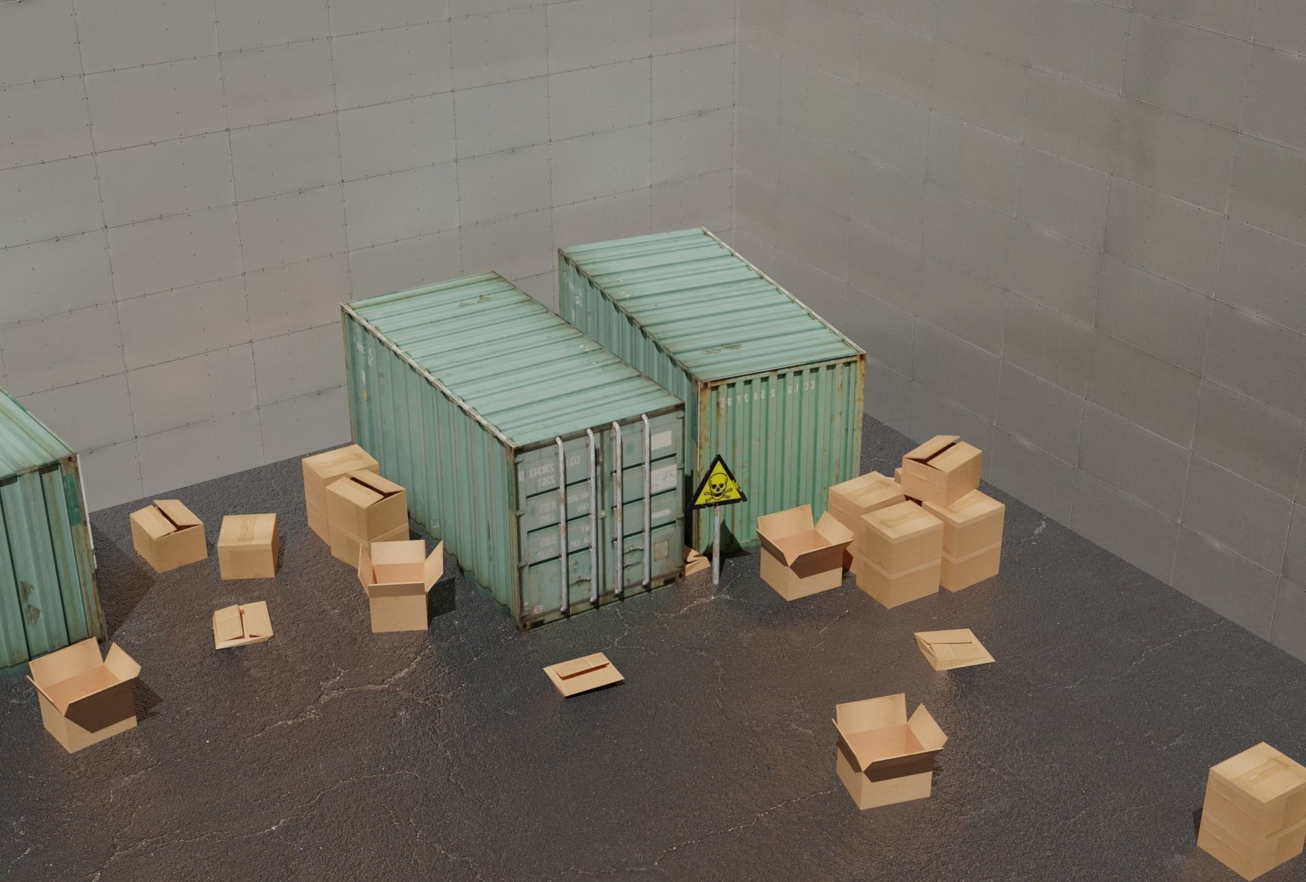 Industry Pack Free low-poly 3D model_2