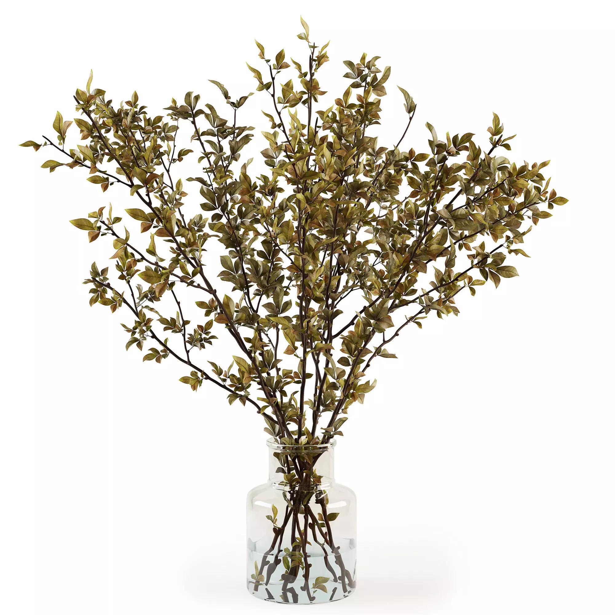 Branches in a vase 013 3D model_0