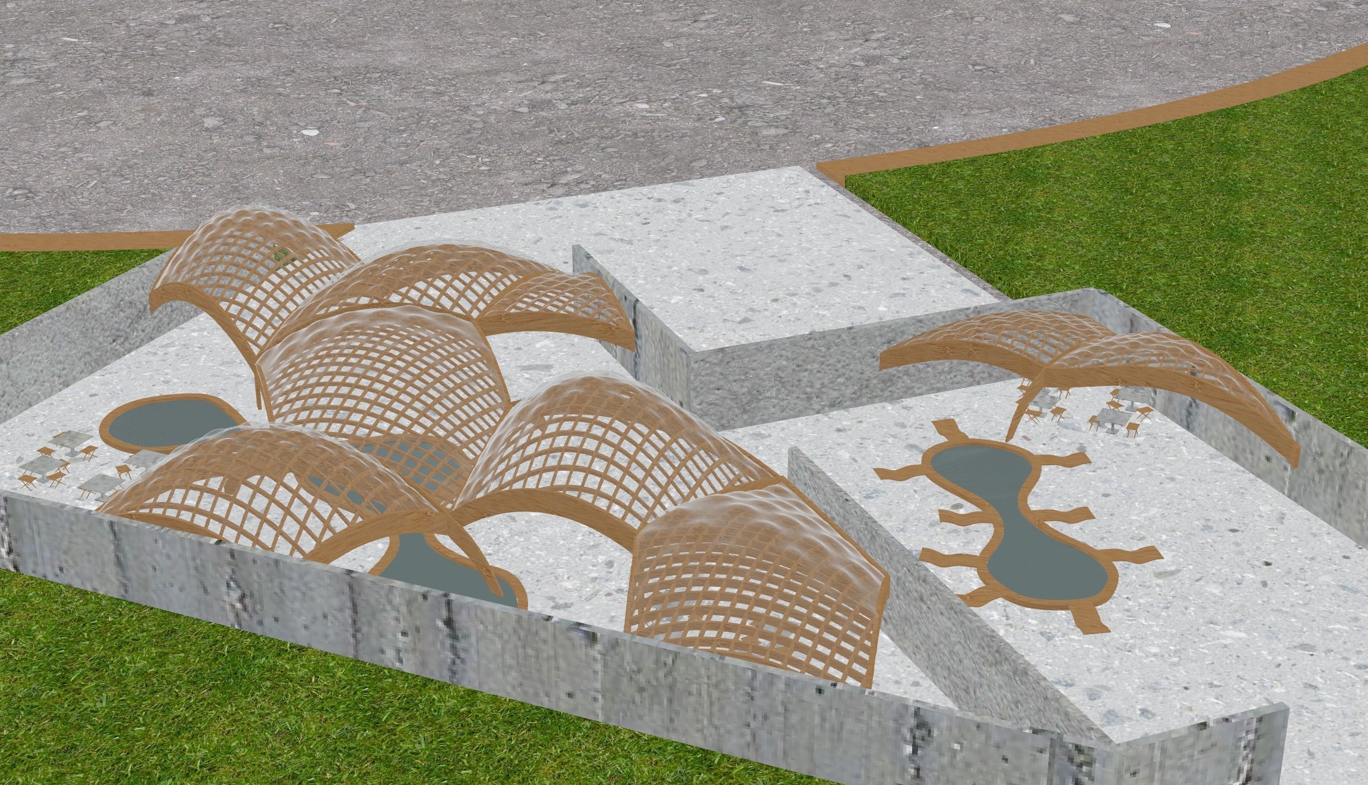 BEATFUSE OBRA Architects Pavilion New York Moma PS1 Low-poly 3D model_8