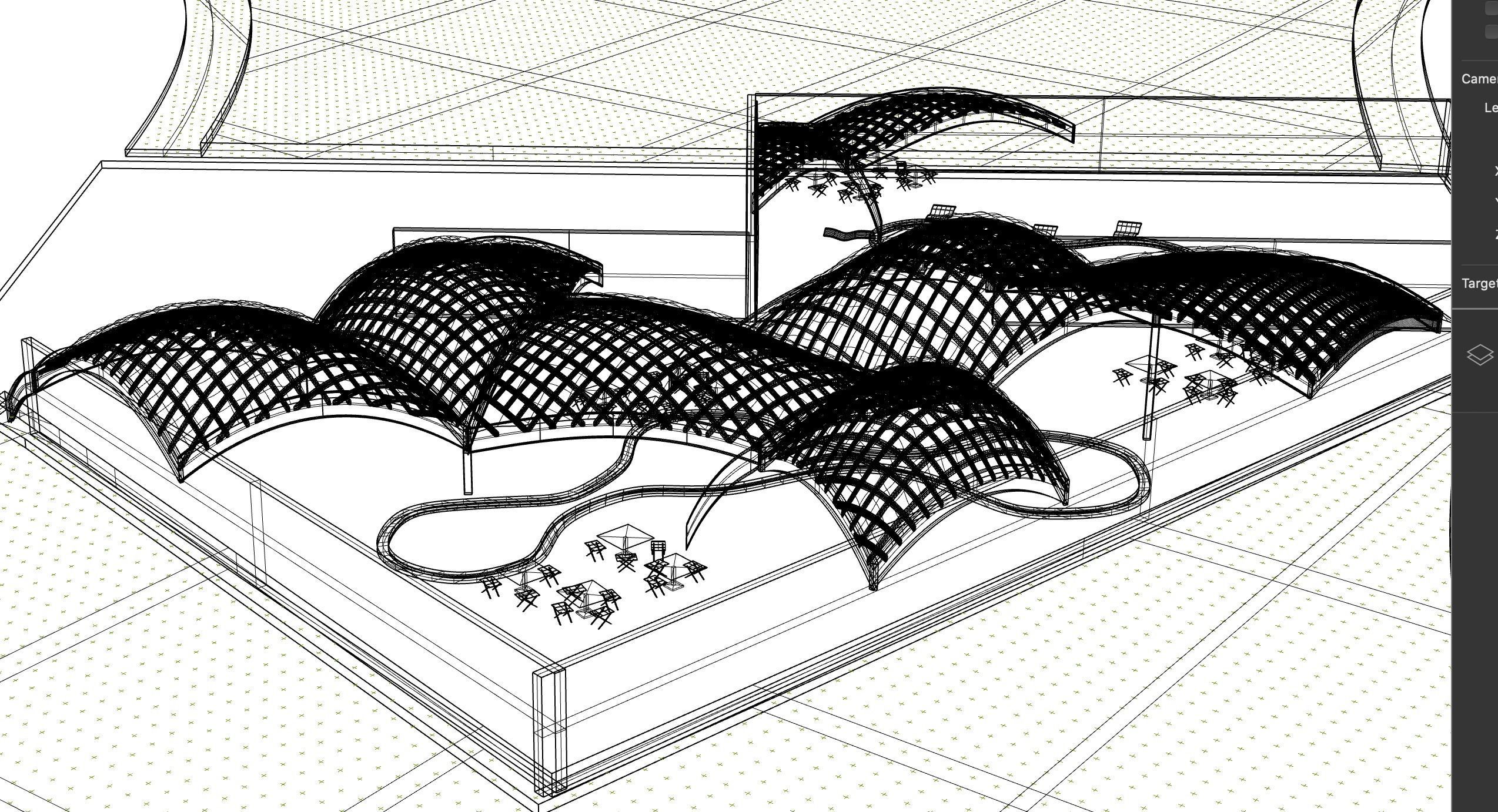 BEATFUSE OBRA Architects Pavilion New York Moma PS1 Low-poly 3D model_18
