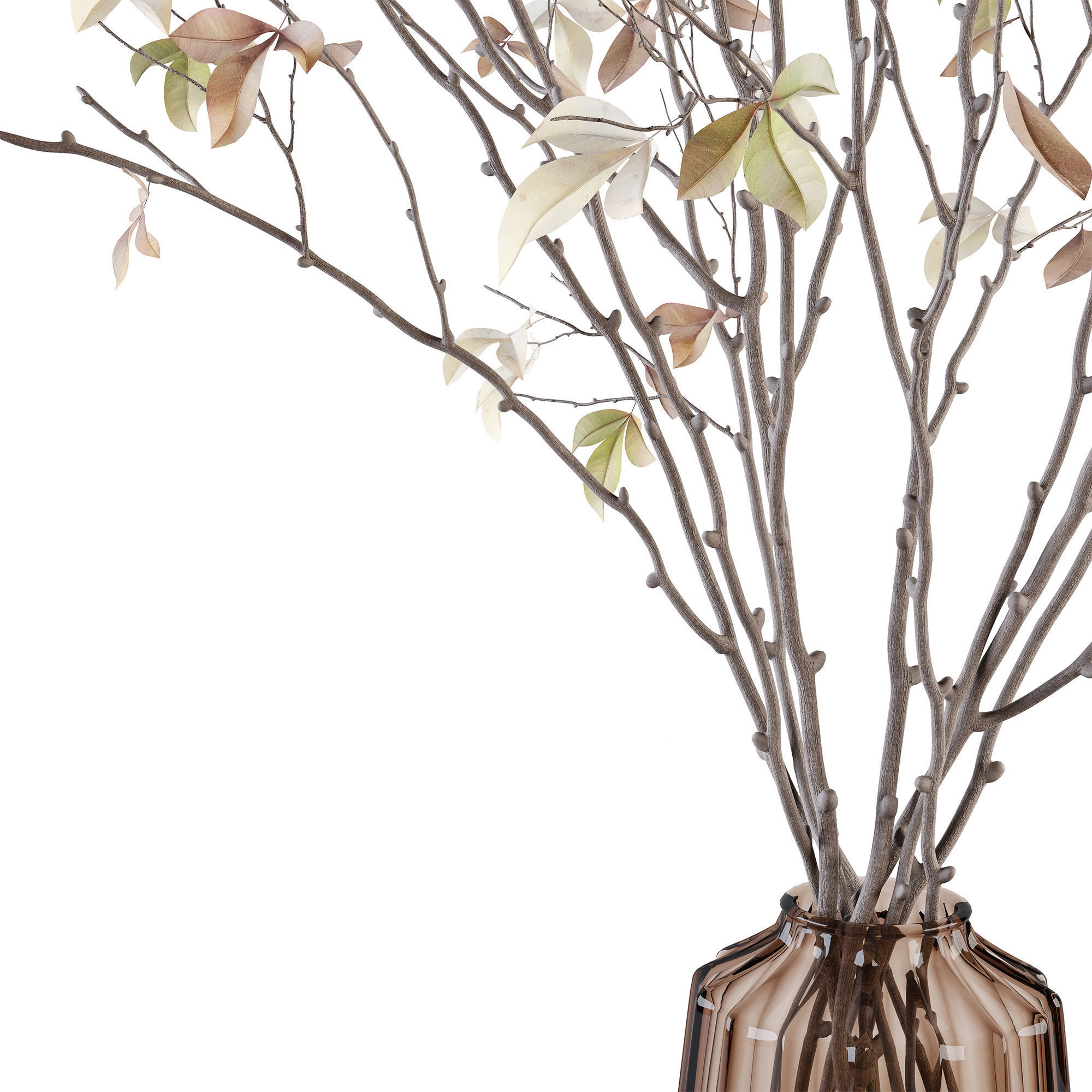 Branches in a vase 014 3D model_1