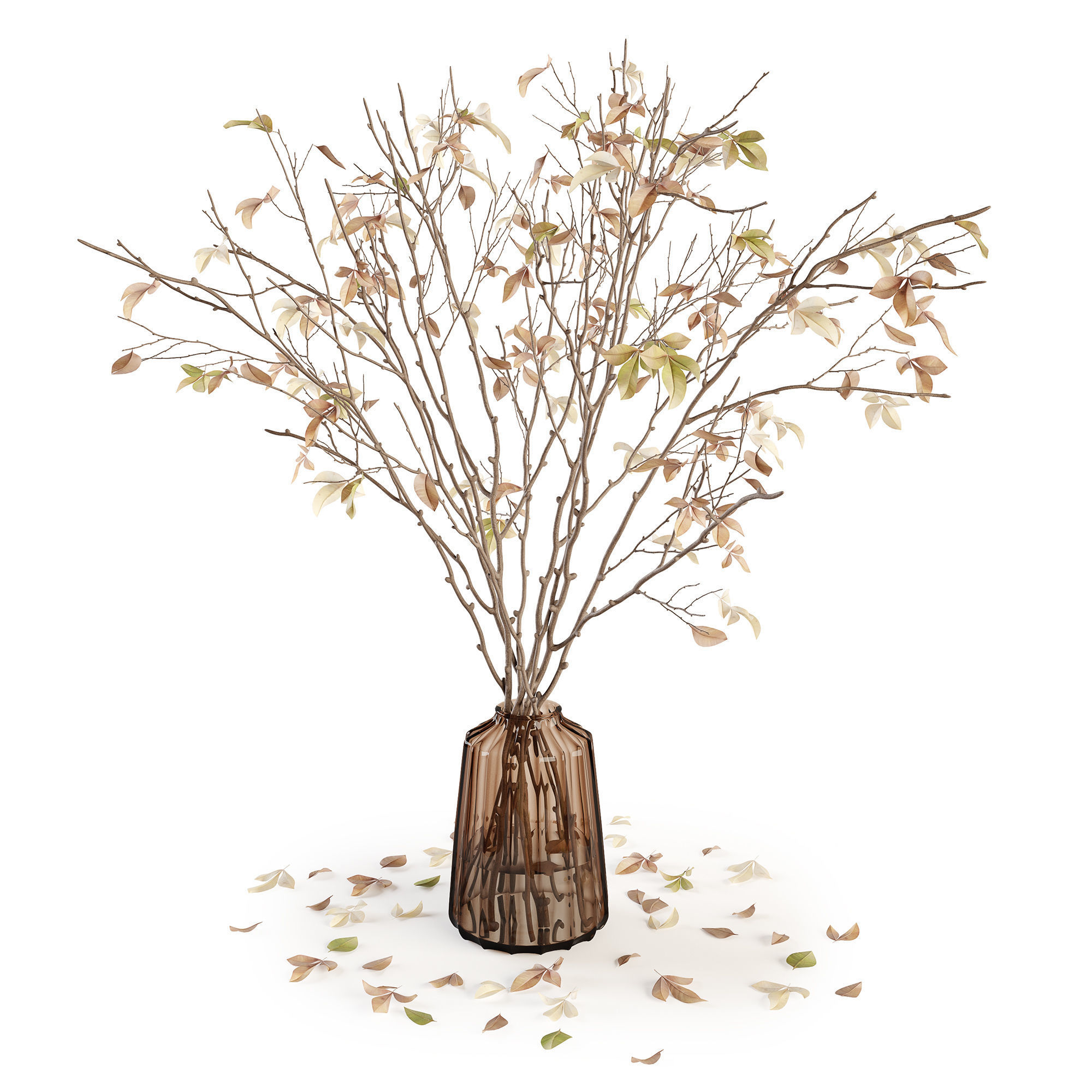 Branches in a vase 014 3D model_3