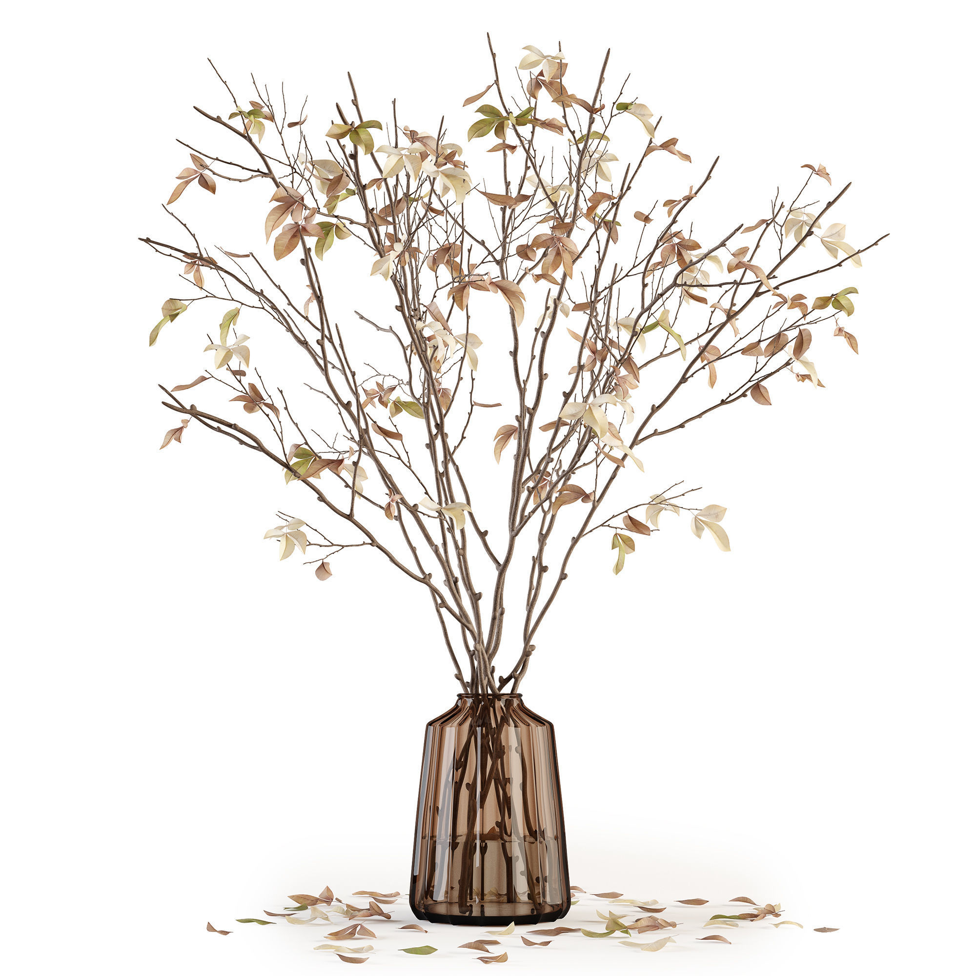Branches in a vase 014 3D model_2