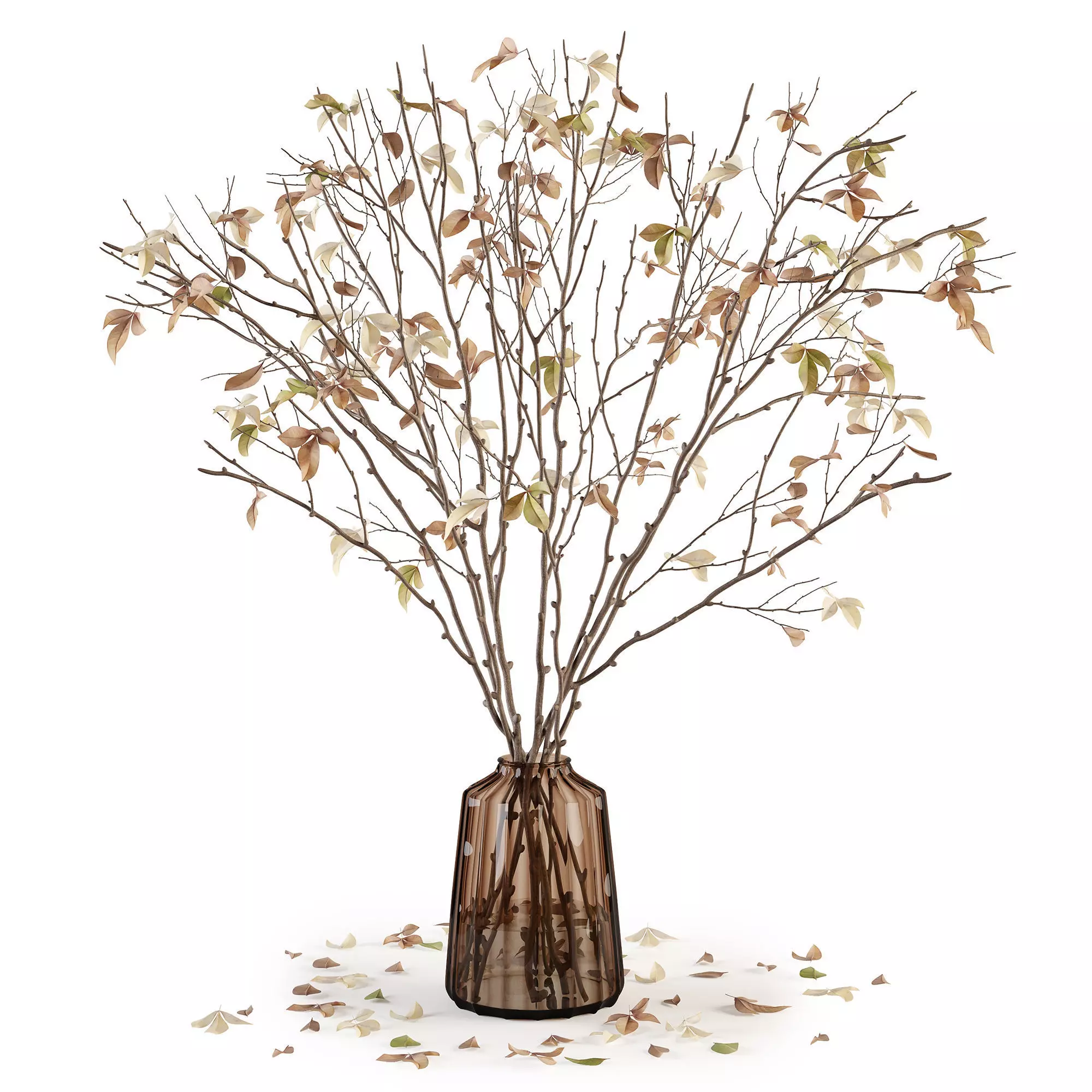 Branches in a vase 014 3D model_0