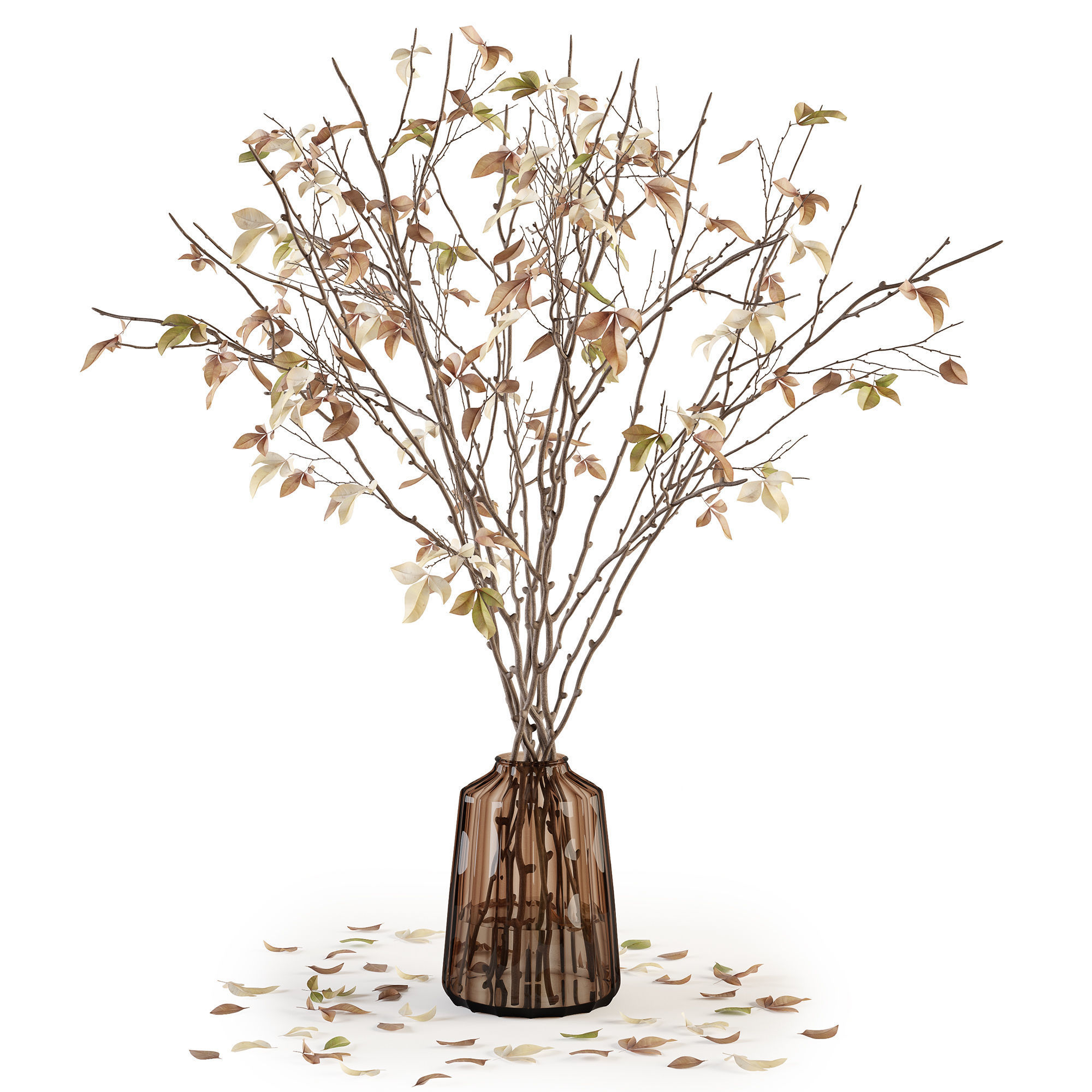 Branches in a vase 014 3D model_4