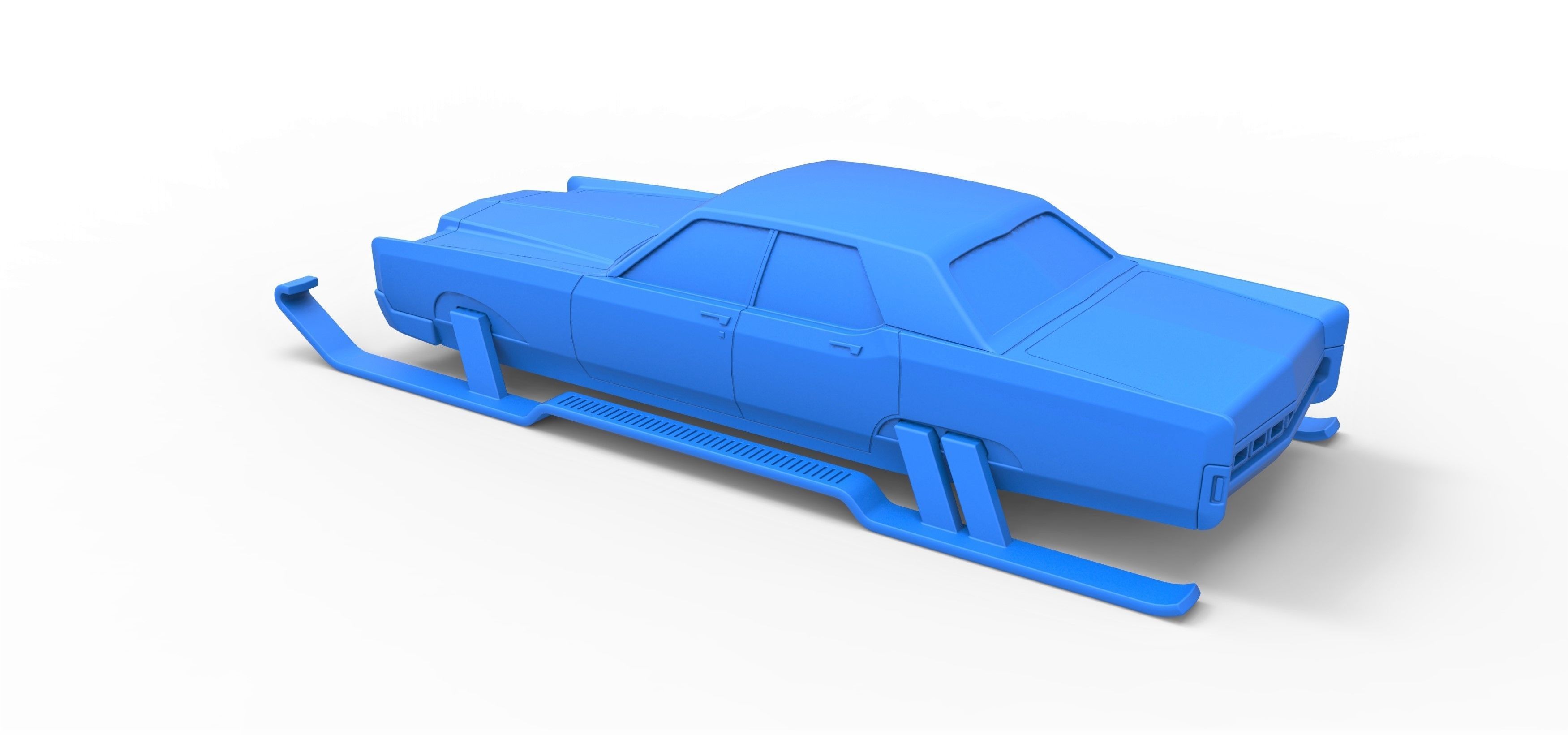 Car of Santa Scale 1 to 25 3D print model_18