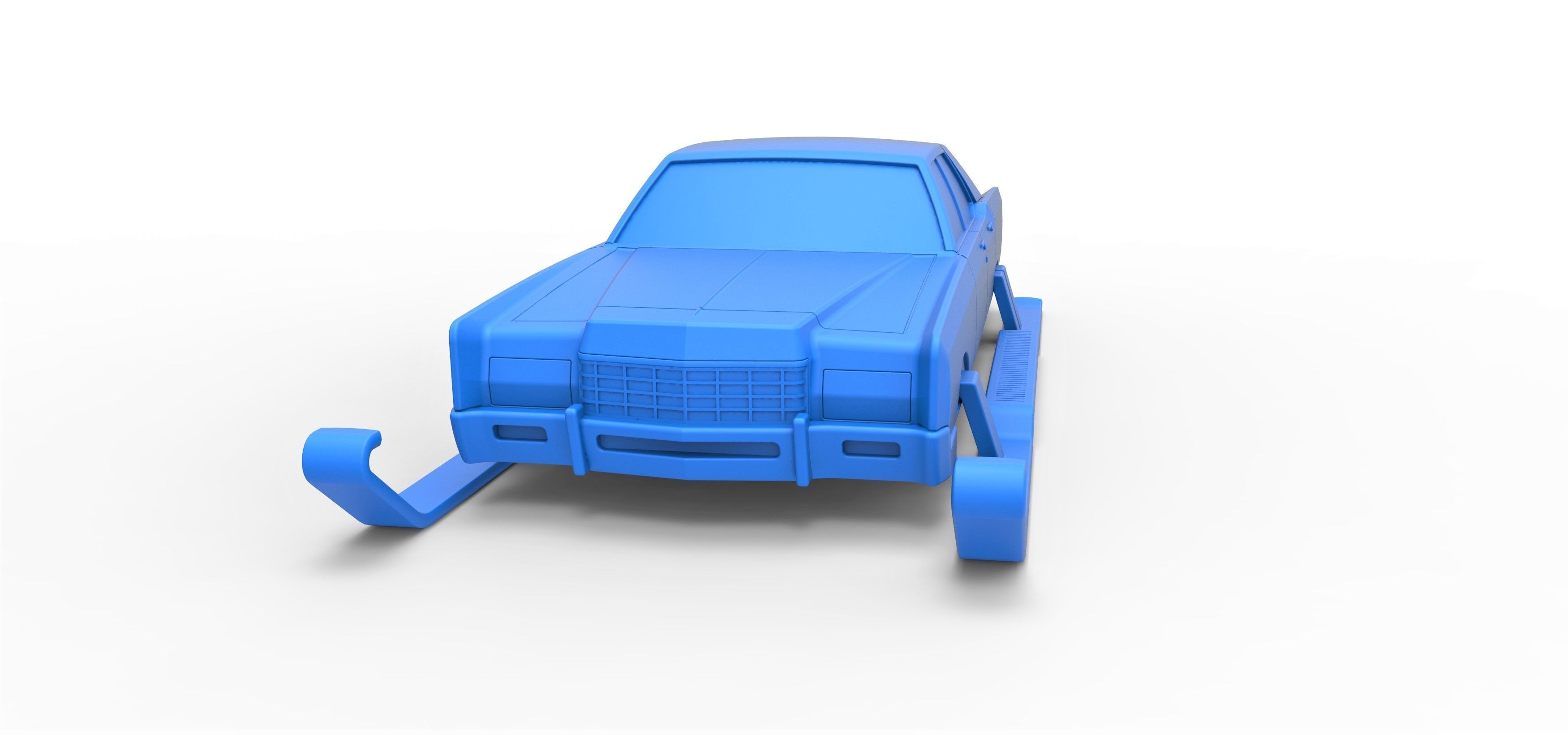 Car of Santa Scale 1 to 25 3D print model_17