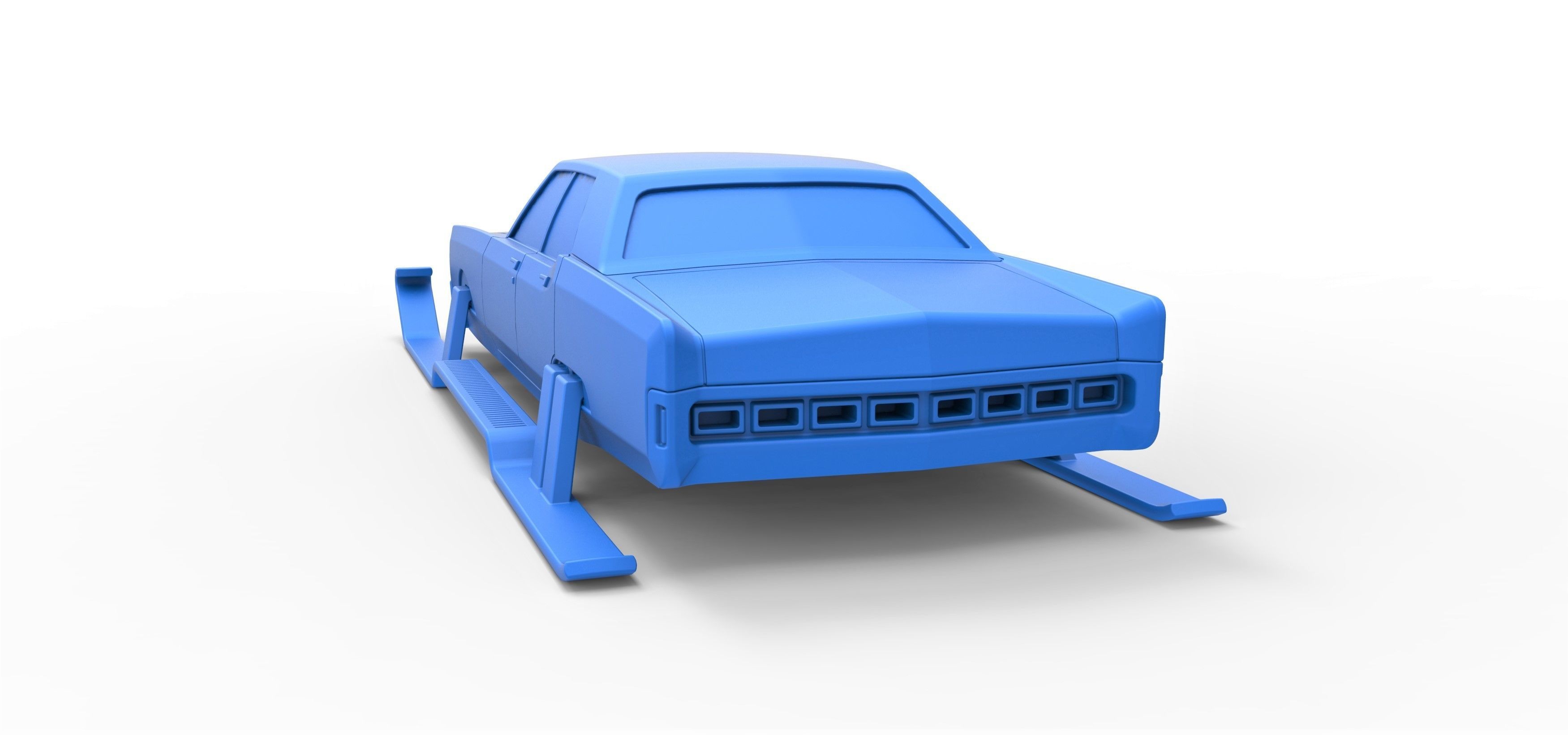 Car of Santa Scale 1 to 25 3D print model_19