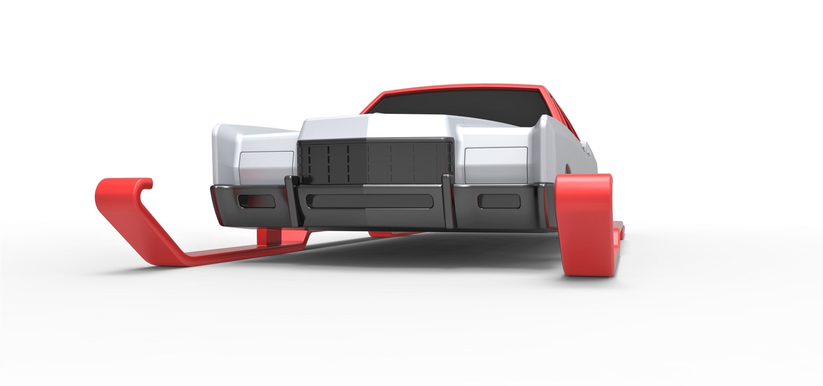 Car of Santa Scale 1 to 25 3D print model_4