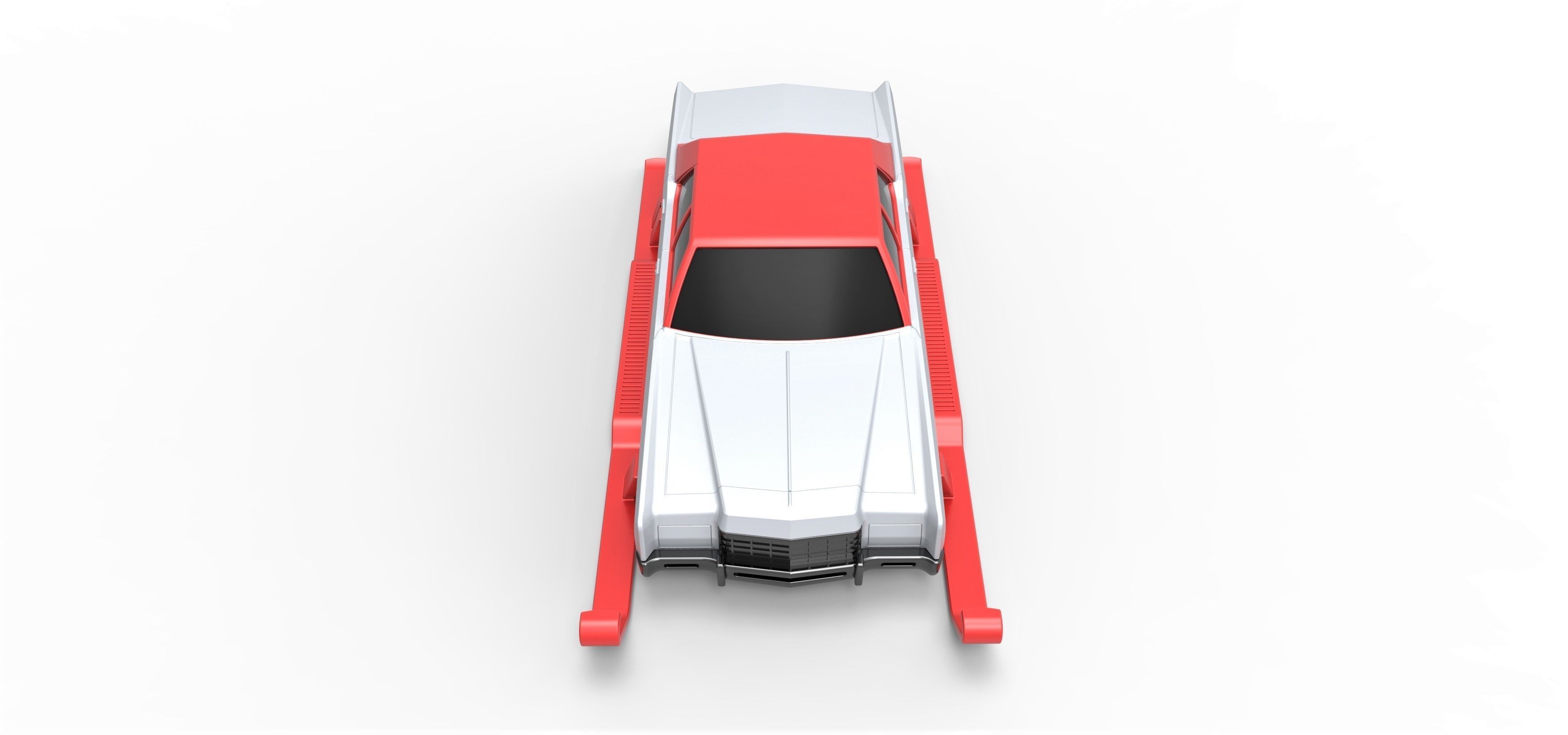 Car of Santa Scale 1 to 25 3D print model_5