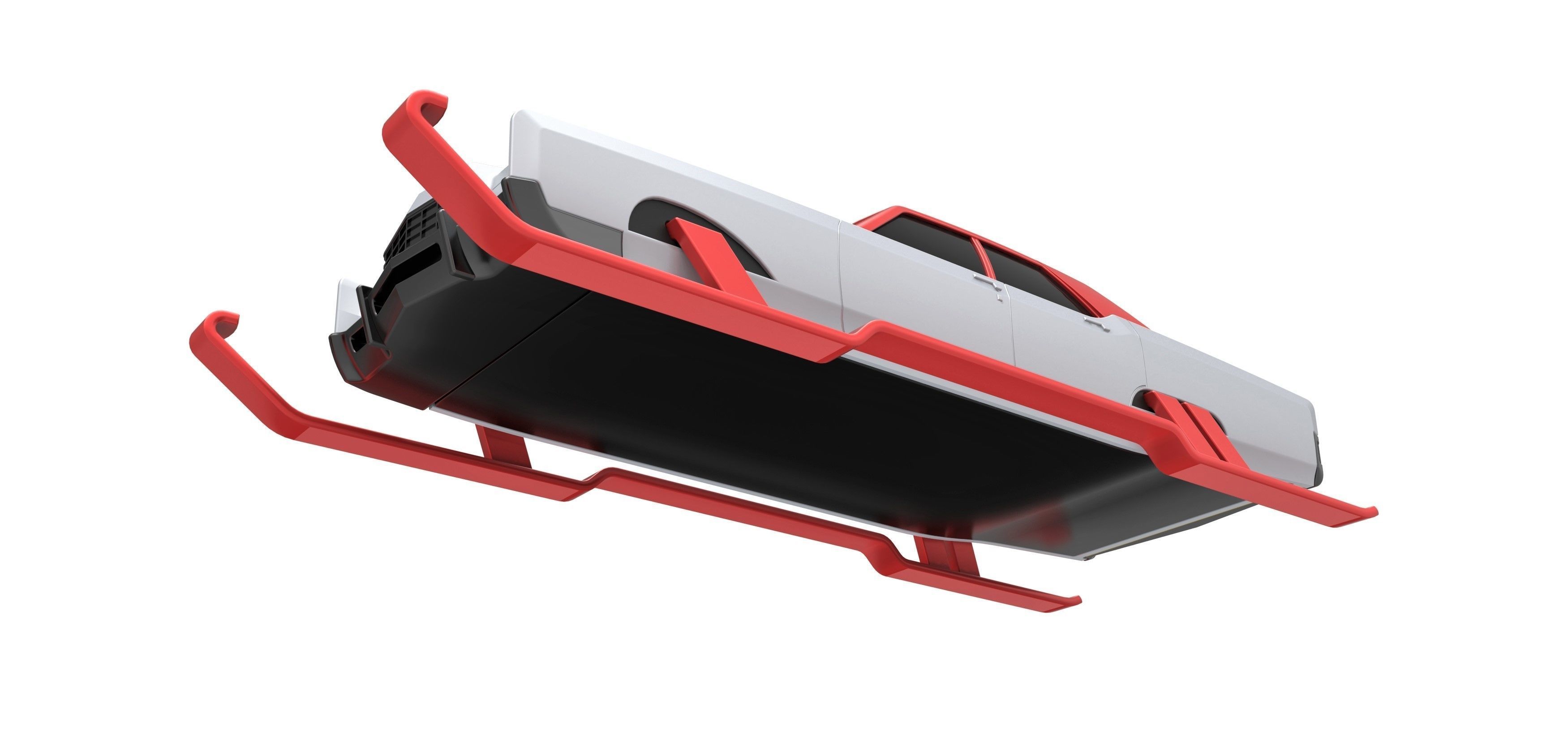 Car of Santa Scale 1 to 25 3D print model_2