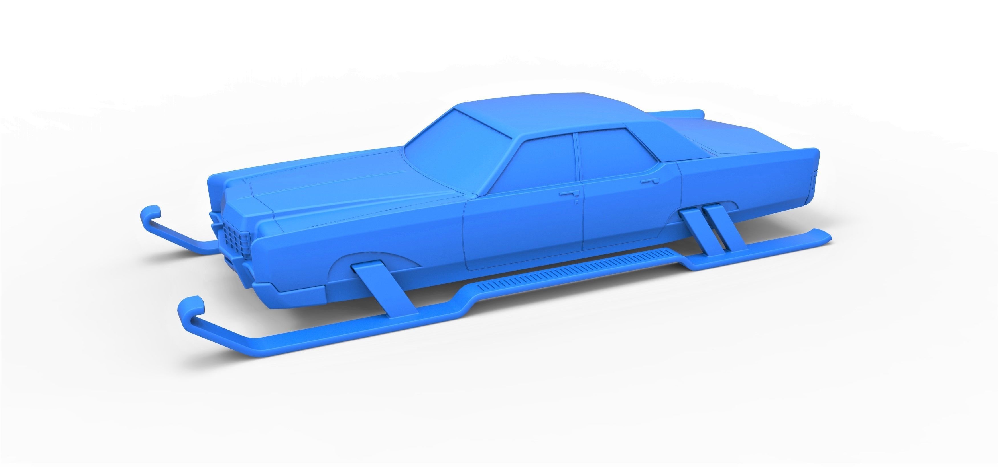 Car of Santa Scale 1 to 25 3D print model_16