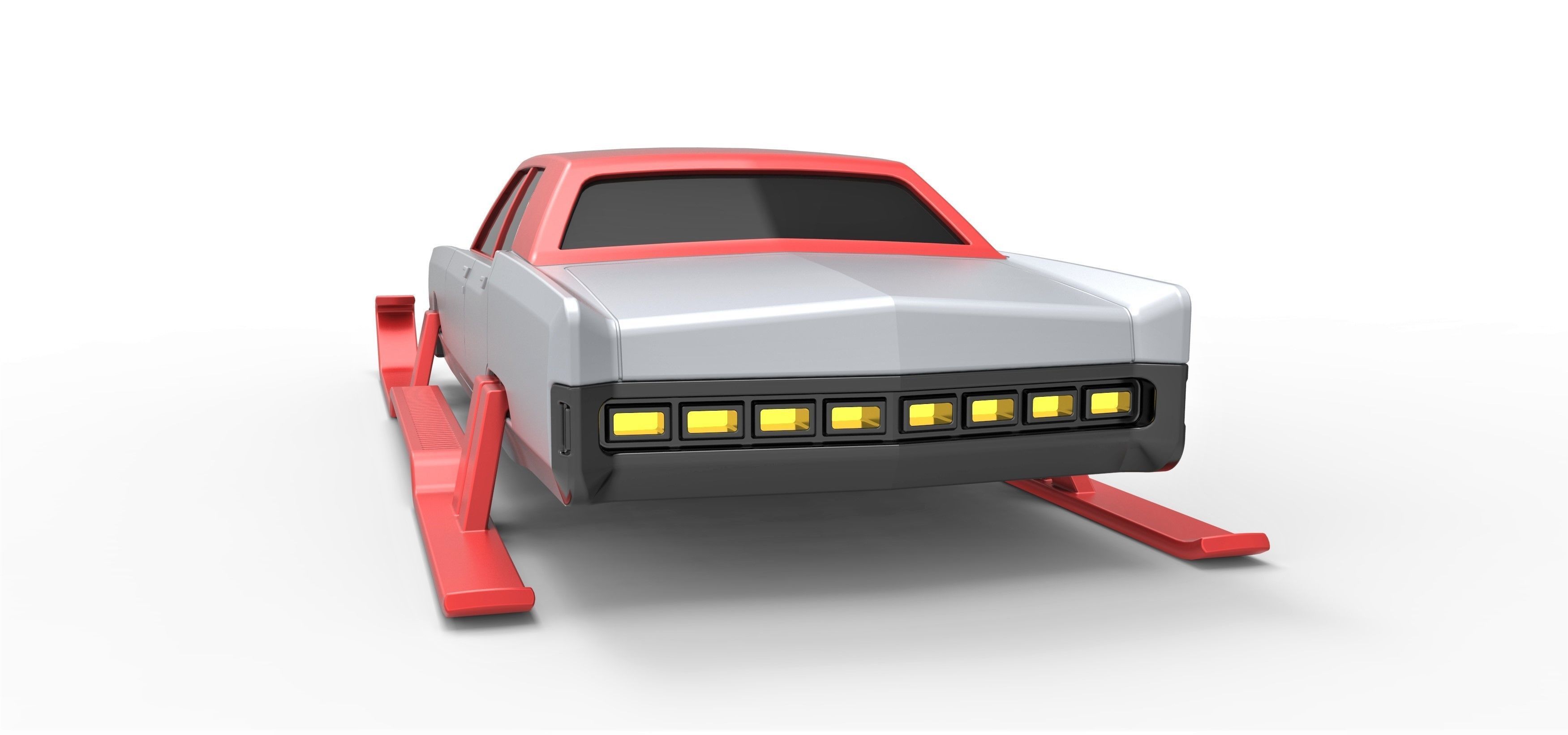 Car of Santa Scale 1 to 25 3D print model_13