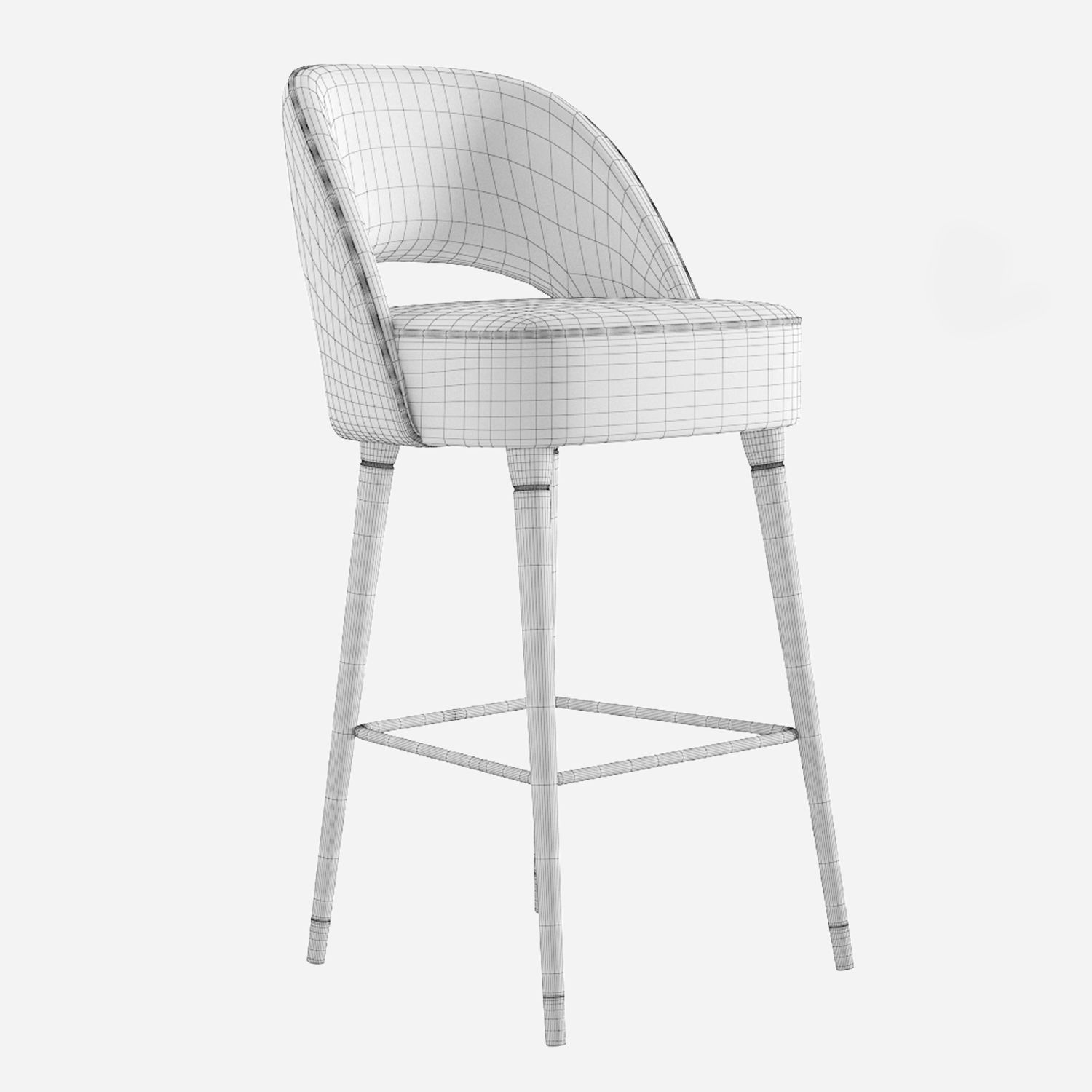Collins Bar Chair Essential Home 3D model_12