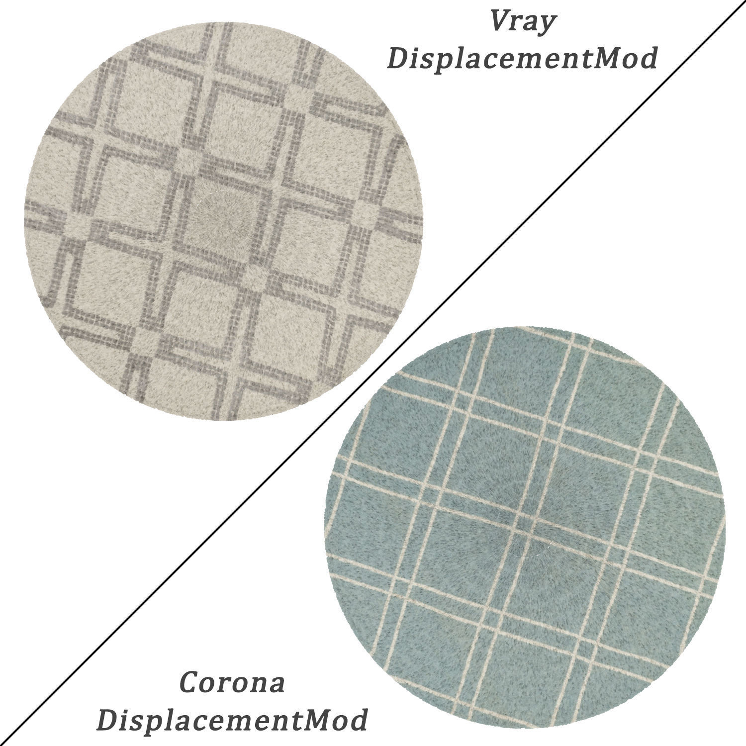 Round Rug Set 73 3D model_1