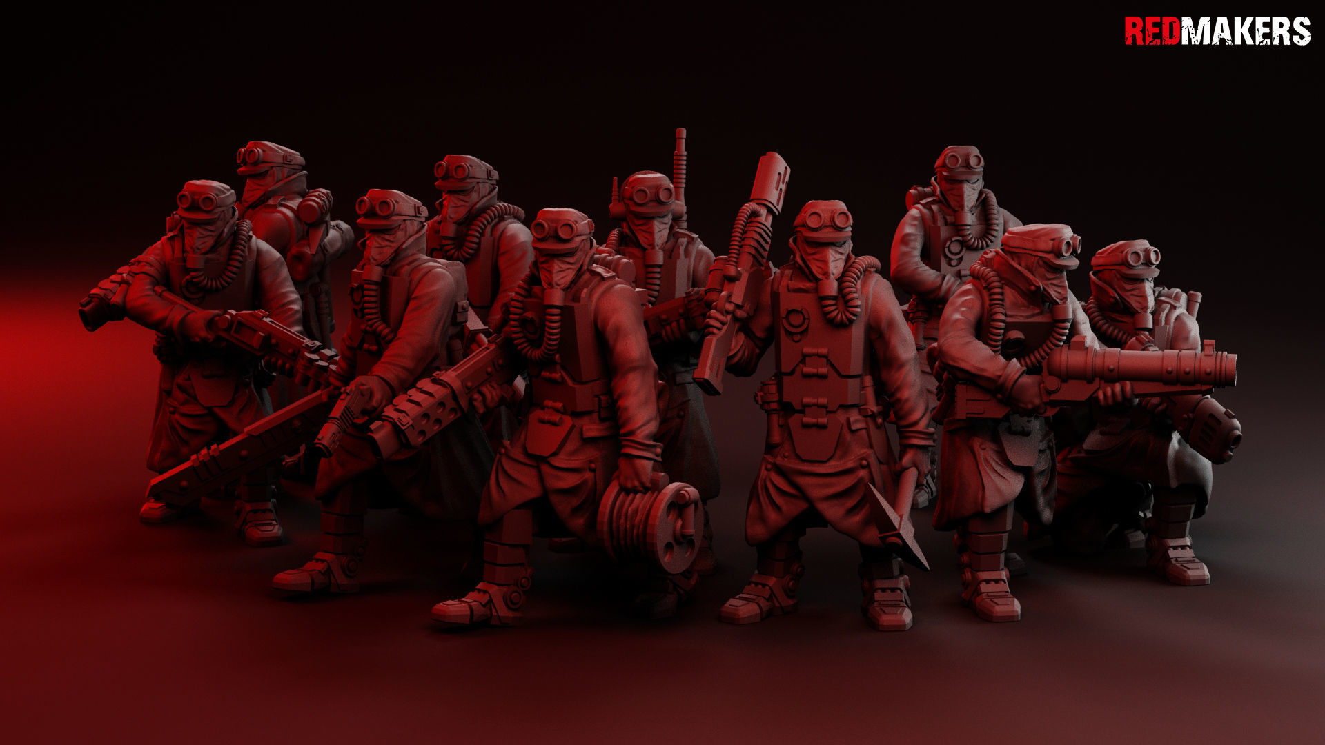Death Squad Engineers of the Imperial Force 3D print model_4