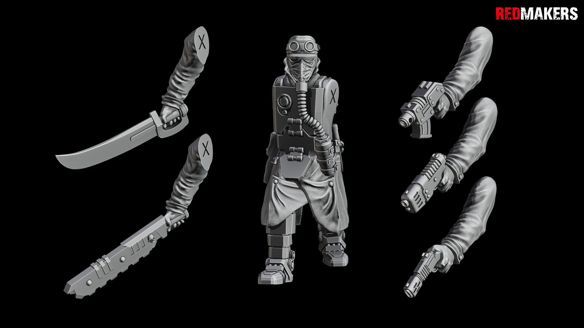 Death Squad Engineers of the Imperial Force 3D print model_58