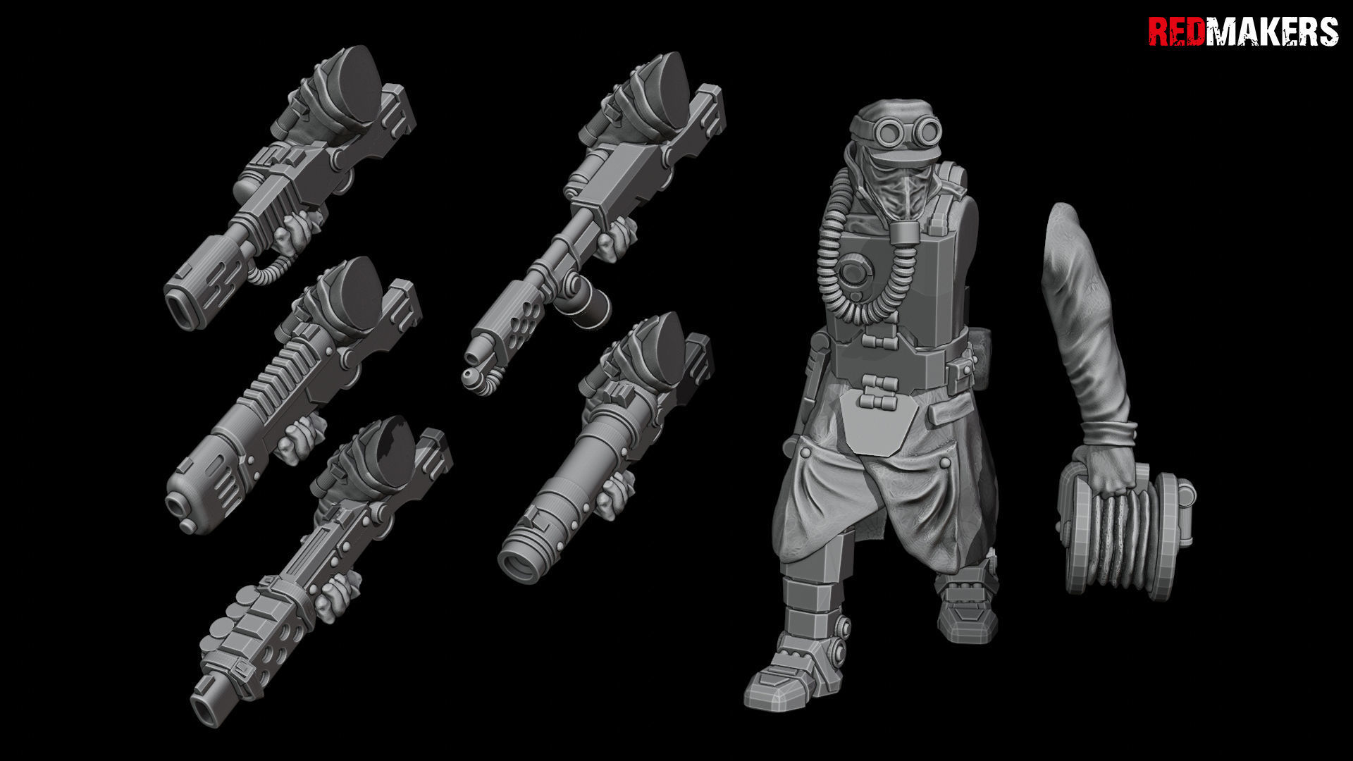 Death Squad Engineers of the Imperial Force 3D print model_43