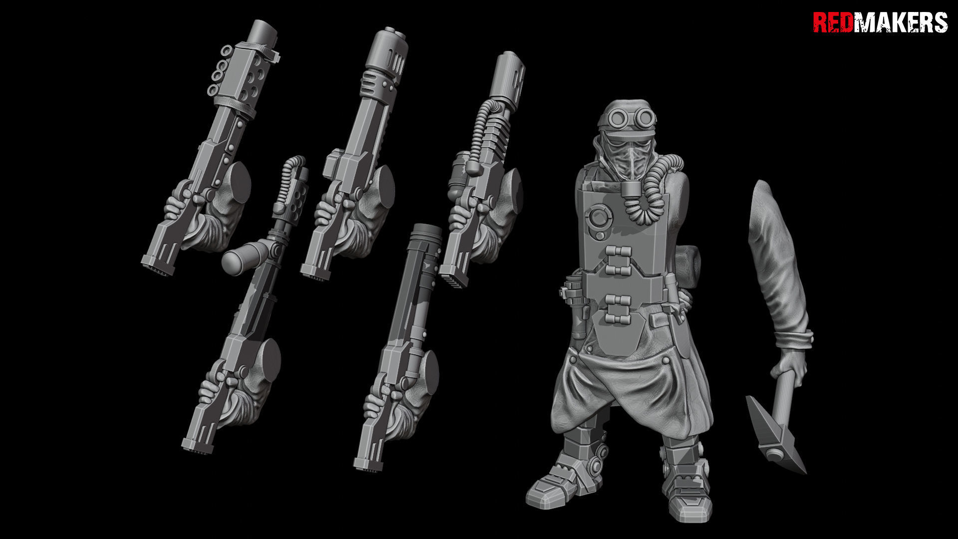 Death Squad Engineers of the Imperial Force 3D print model_34