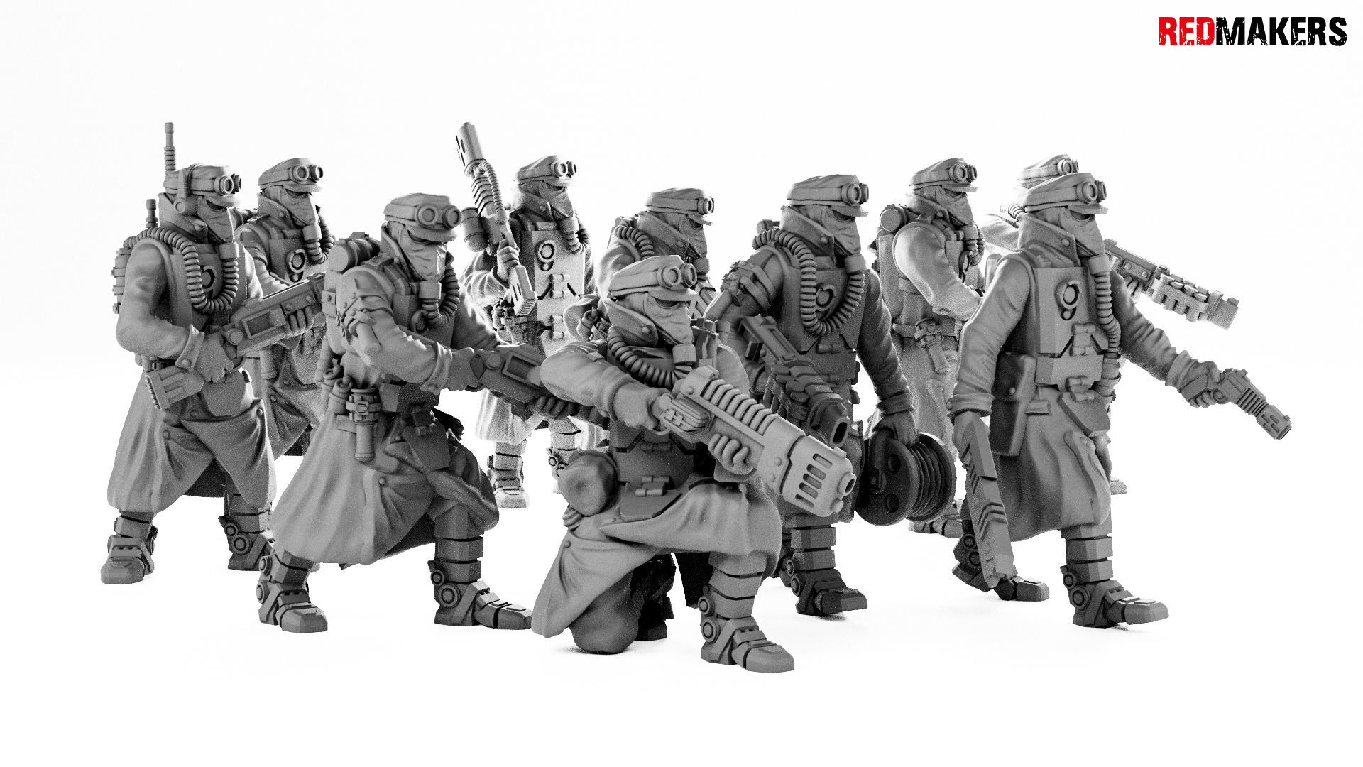 Death Squad Engineers of the Imperial Force 3D print model_6