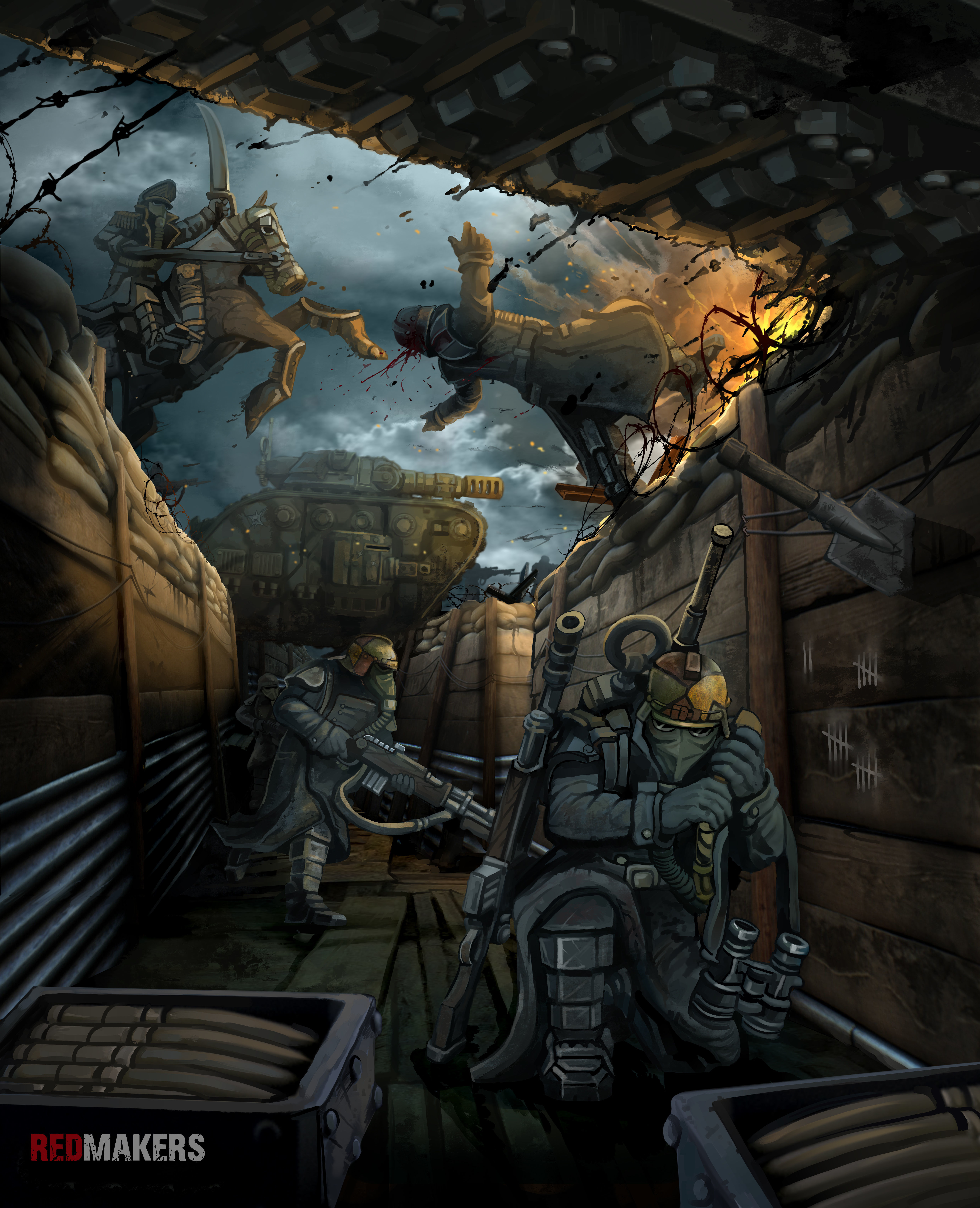 Death Squad Engineers of the Imperial Force 3D print model_65