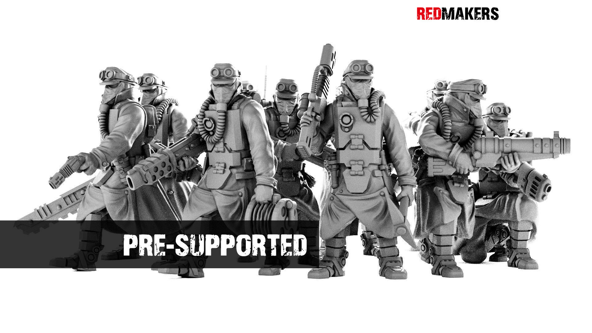 Death Squad Engineers of the Imperial Force 3D print model_0