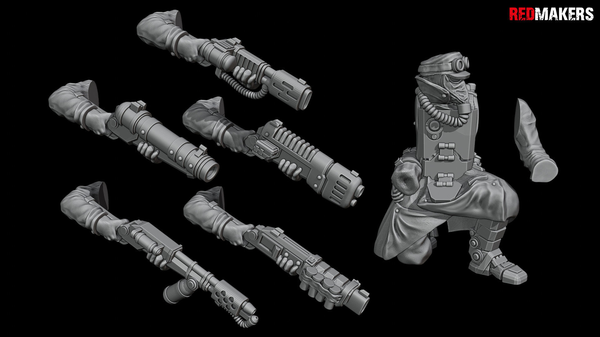 Death Squad Engineers of the Imperial Force 3D print model_37