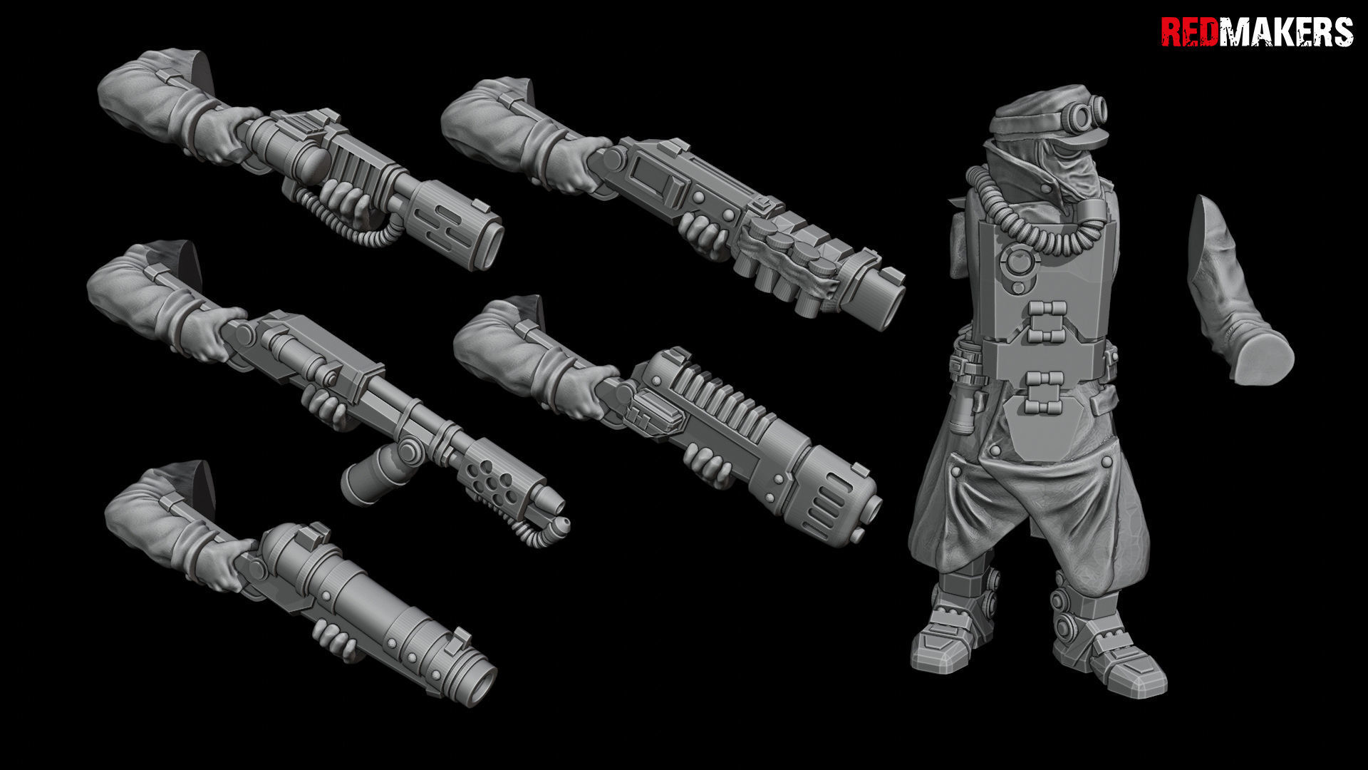 Death Squad Engineers of the Imperial Force 3D print model_52