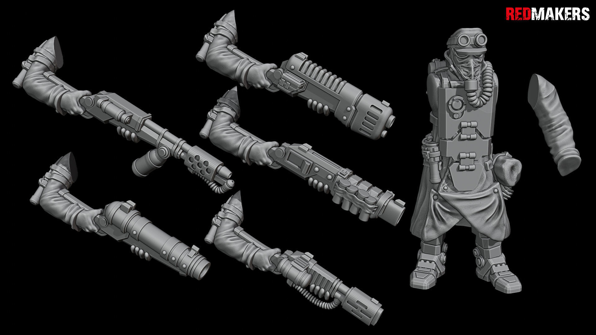 Death Squad Engineers of the Imperial Force 3D print model_31