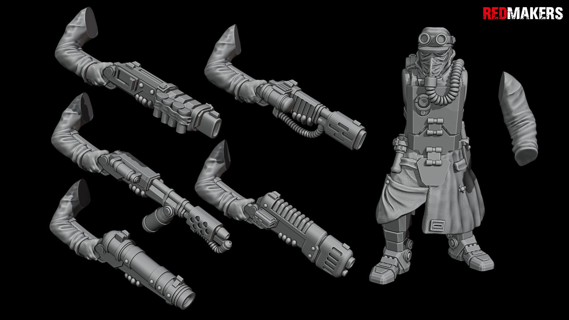Death Squad Engineers of the Imperial Force 3D print model_49