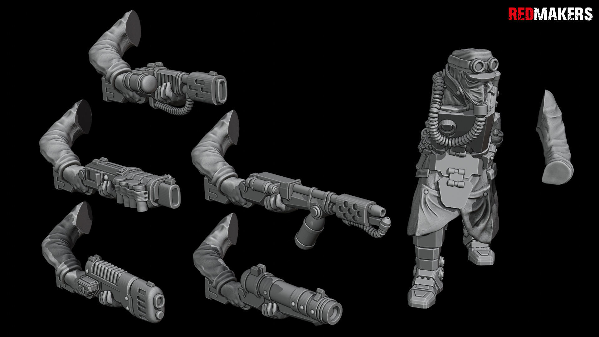 Death Squad Engineers of the Imperial Force 3D print model_40