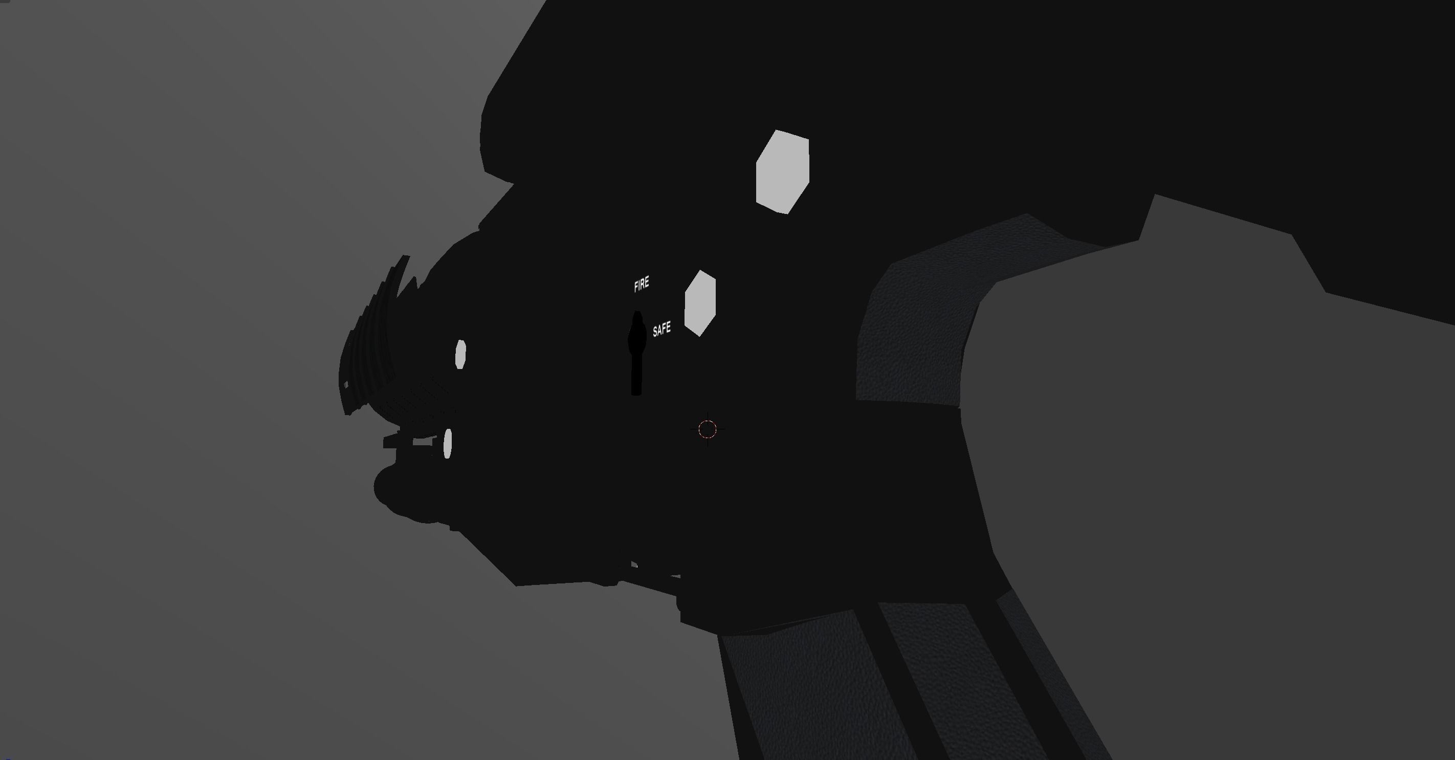 Lewis Machine and Tool LMT Defender Carbine Low-poly 3D model_3