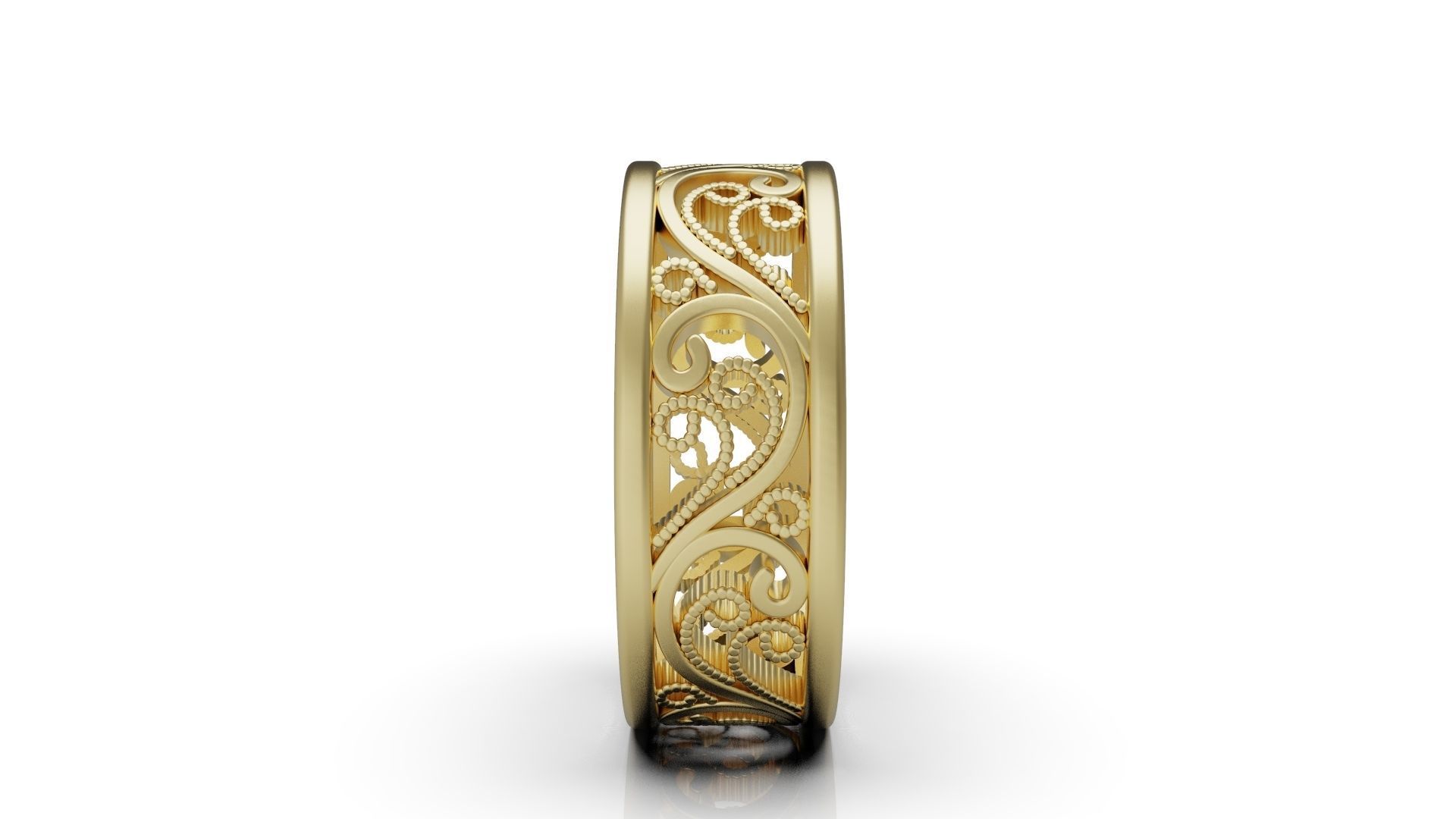 Band Ring 04 in Eu Size 3D print model_6