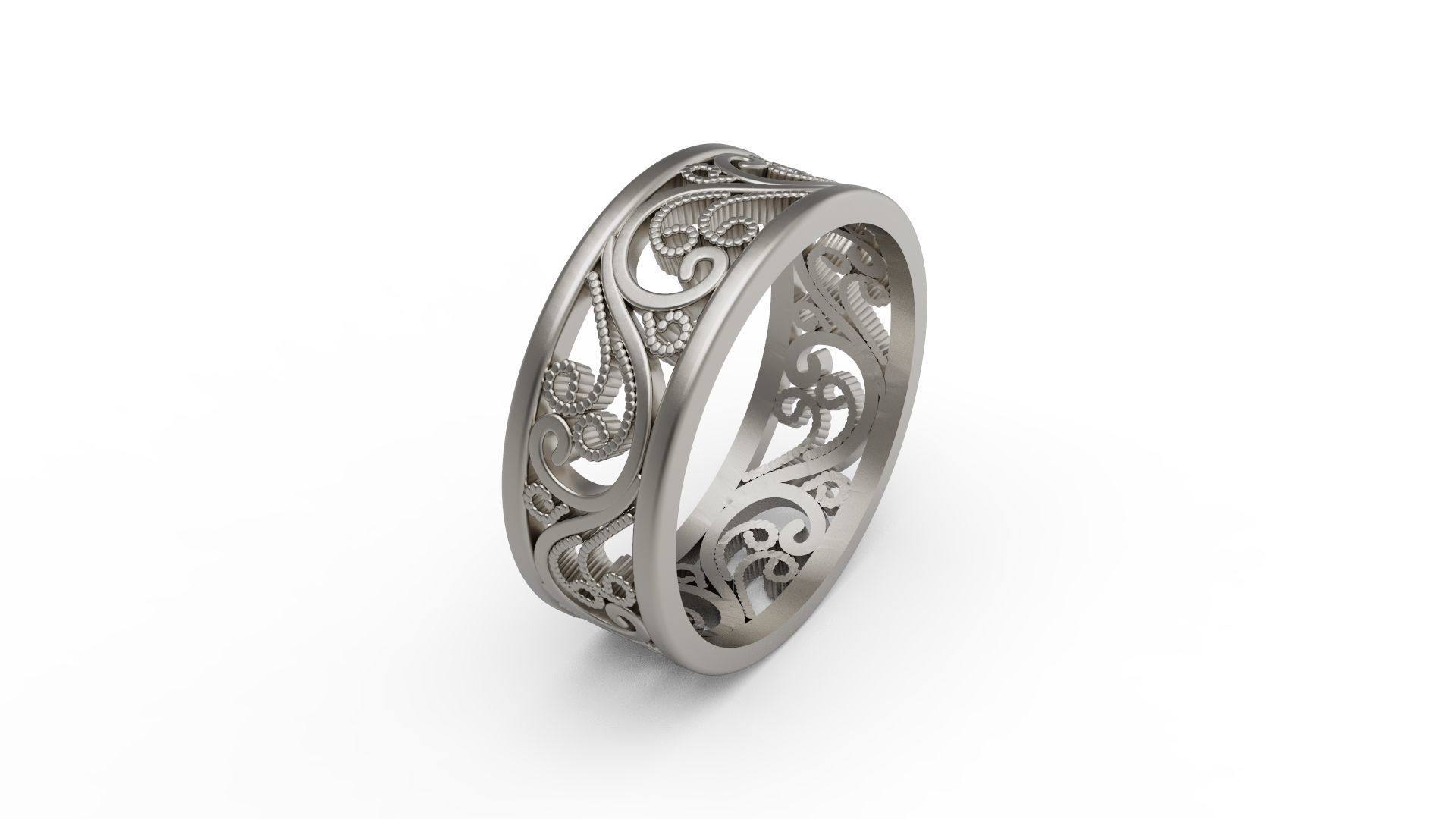 Band Ring 04 in Eu Size 3D print model_2