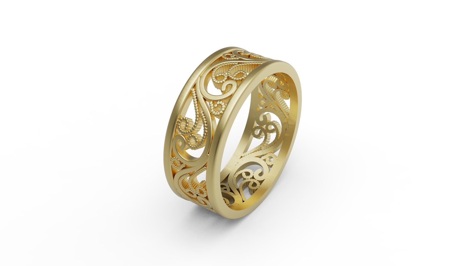 Band Ring 05 in Us Size 3D print model_3