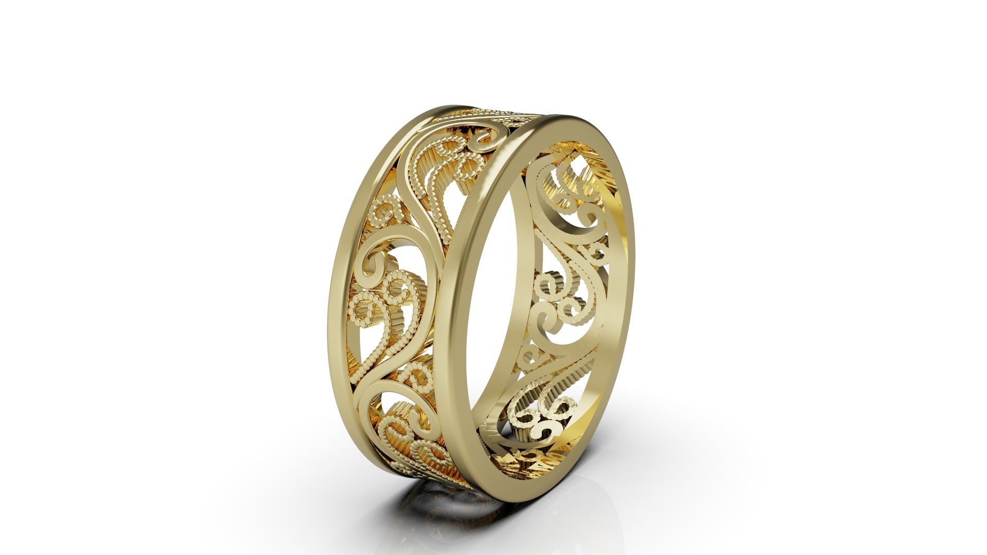 Band Ring 05 in Us Size 3D print model_9