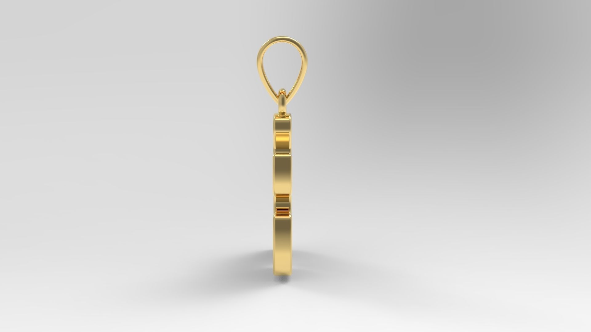 Puzzle 02 Amulet 3D print model_5