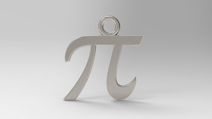 PI number Amulet 3D print model