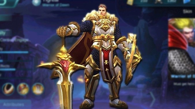 mobile legends Tigreal Low-poly 3D model