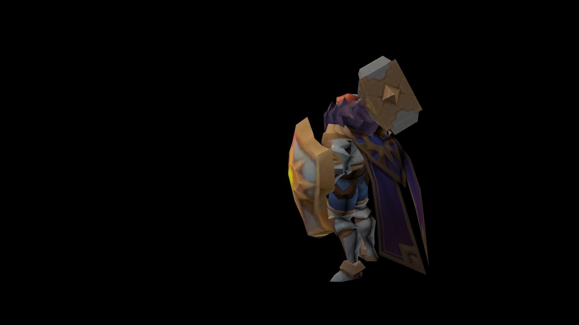 mobile legends Tigreal Low-poly 3D model_4
