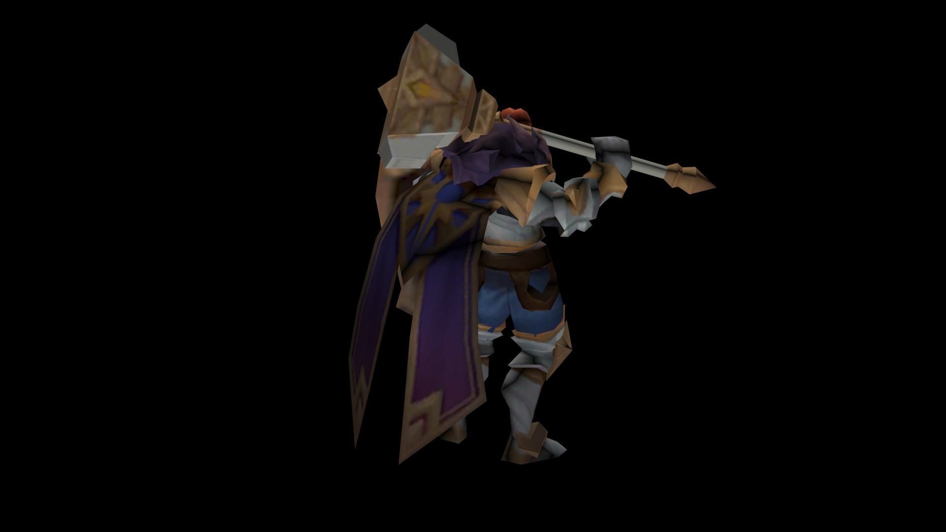 mobile legends Tigreal Low-poly 3D model_5