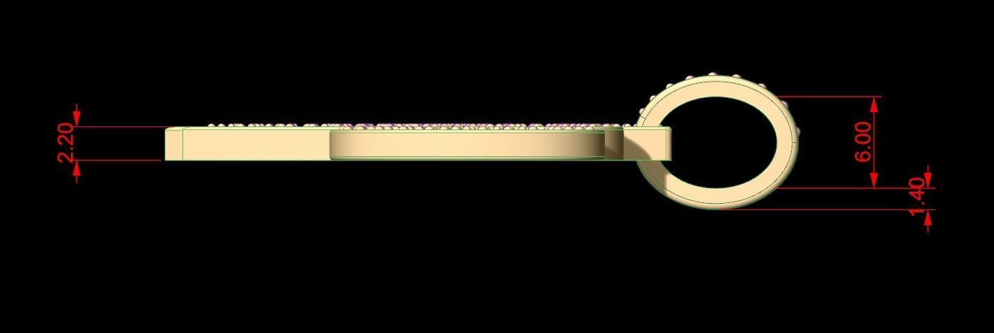 Capo Pendant 3D print model_8