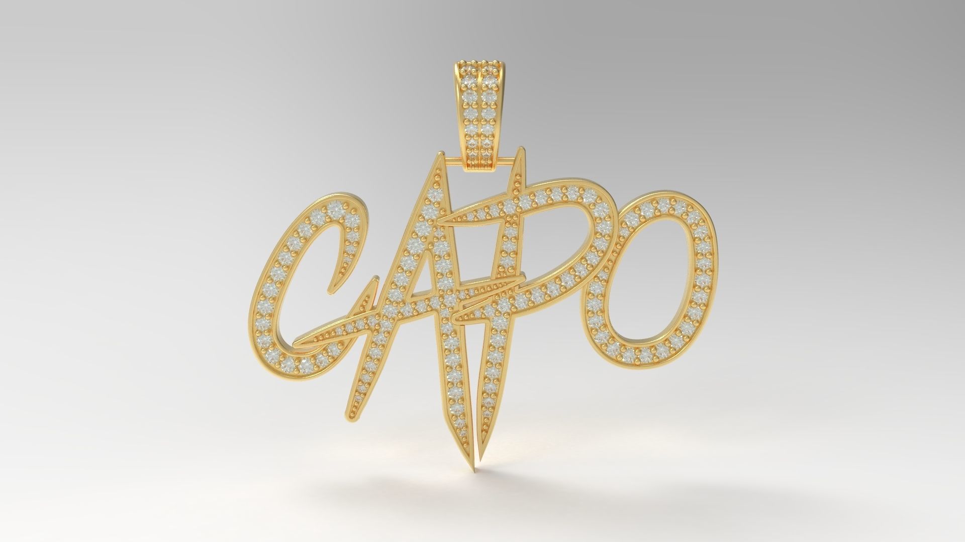 Capo Pendant 3D print model_1