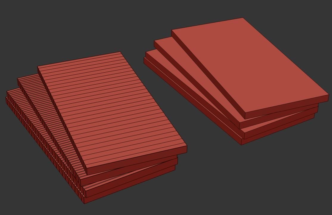 Ultra realistic  Mineral wool Low-poly 3D model_5