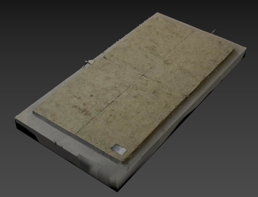 Ultra realistic  Mineral wool Low-poly 3D model_7